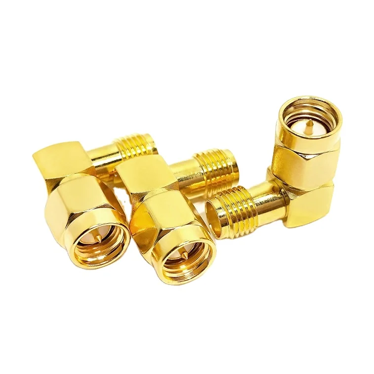 Elbow RF Converter SMA Type Male To Female Right Angle RF adapter Plug To Jack RF adaptor Connector