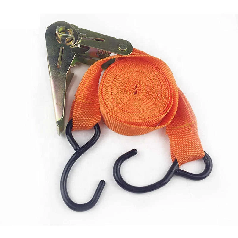 Lashing Car Cargo Ratchet Strap Tie Down Belt Equipment Truck Tension Rope Motorcycle Bike Transport Strong Luggage Tow Bag