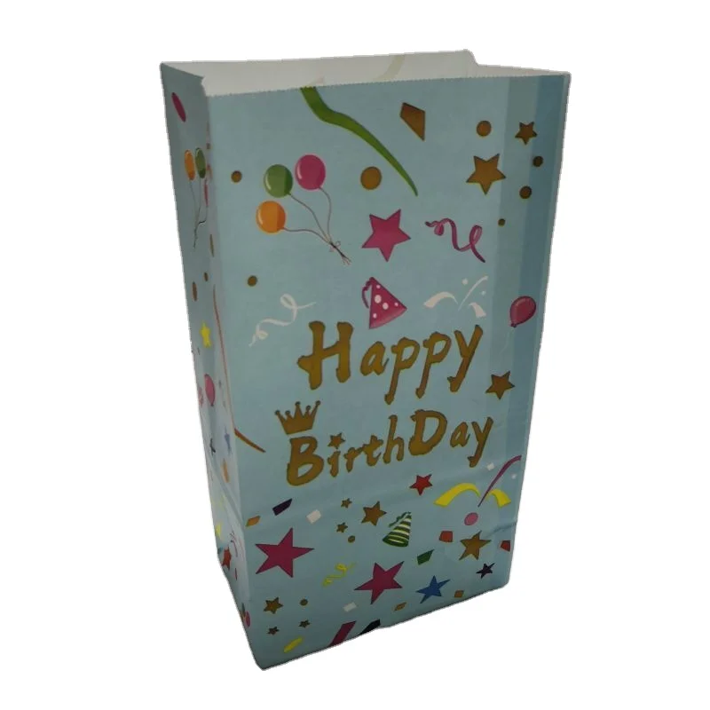 Birthday Party Favor Paper Bag for Goodie, Candy, Donut, Cupcake, Cookie Treat, Return Gifts