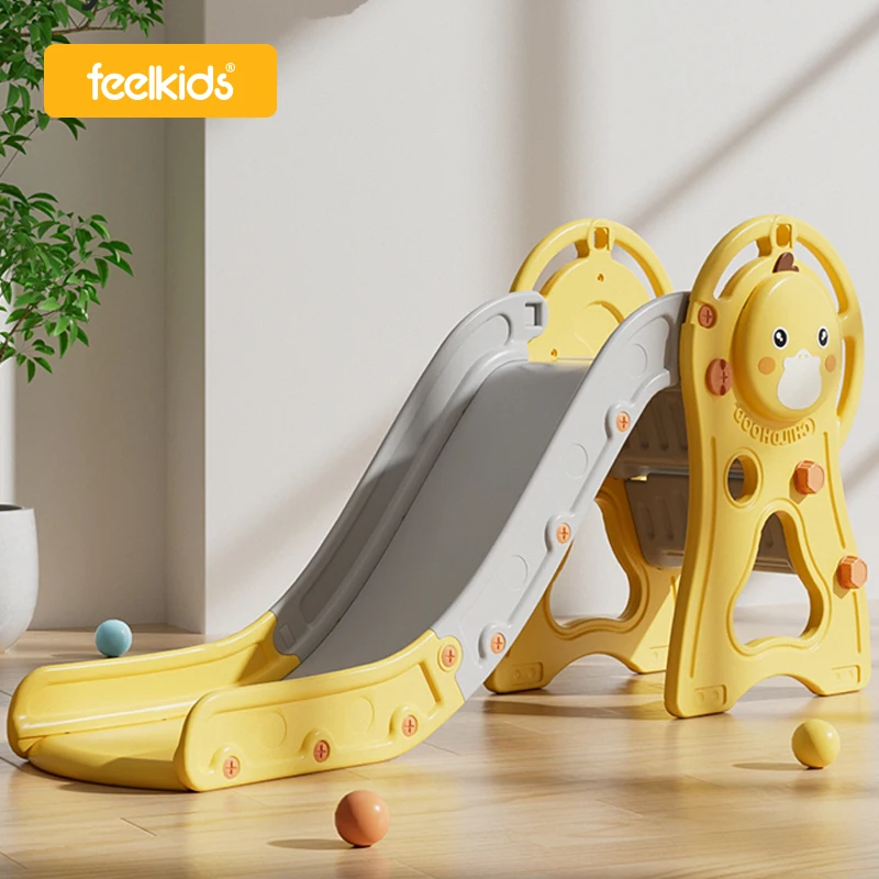 Kids Slide Swing Baby Sliding Toys Custom Indoor Playground Sets Equipment Children Toddler Plastic Amusement Park