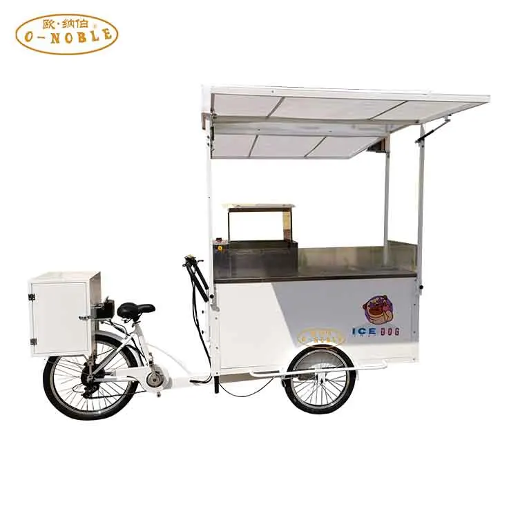 Three-wheeled electric grilled sausage bike electric snack bicycle