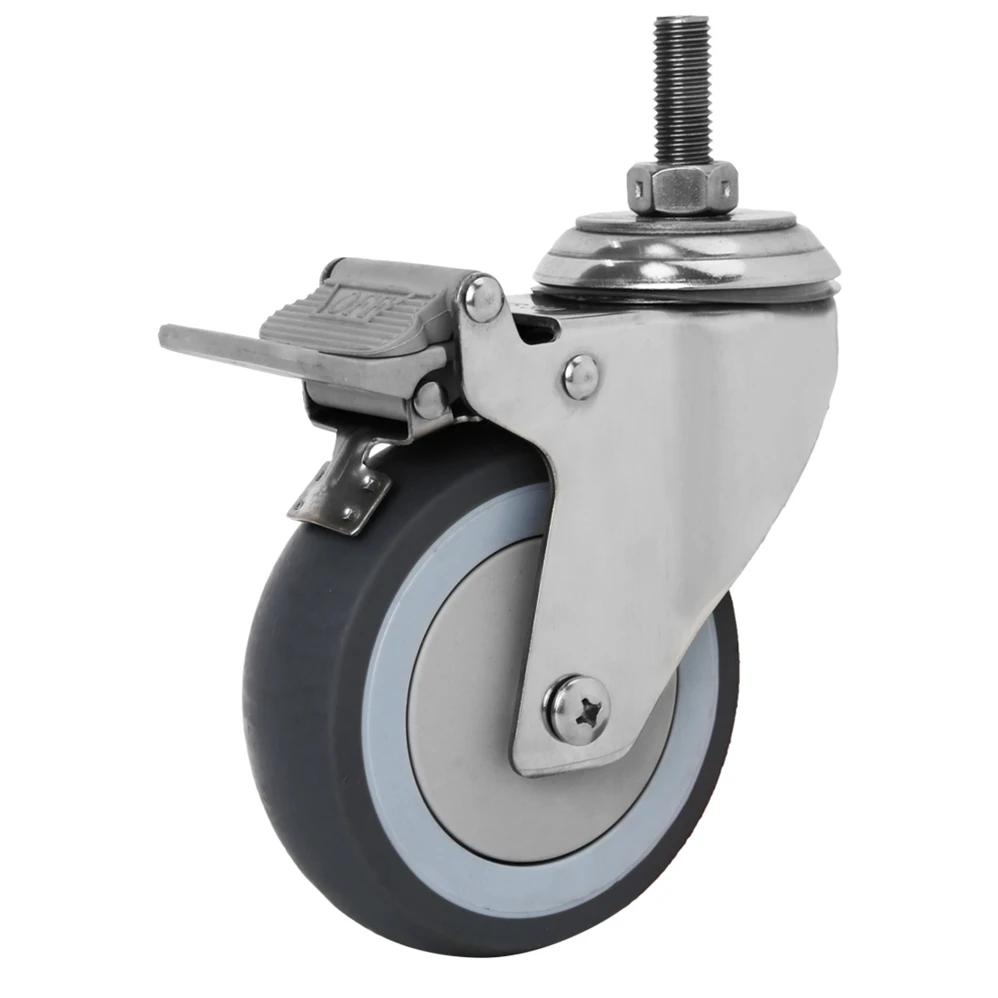 75 мм 75 мм стержневой тормоз мобильный Самолет Авиакомпания тележки колеса ролик