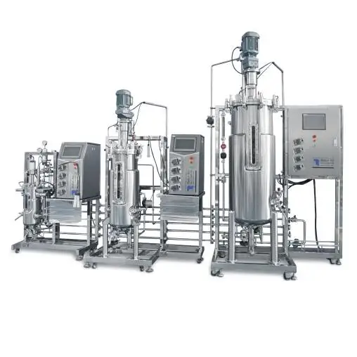 Wholesale popular 15-100L stainless steel fermentor BLBIO-SJA model which clean in place (CIP) by spray ball