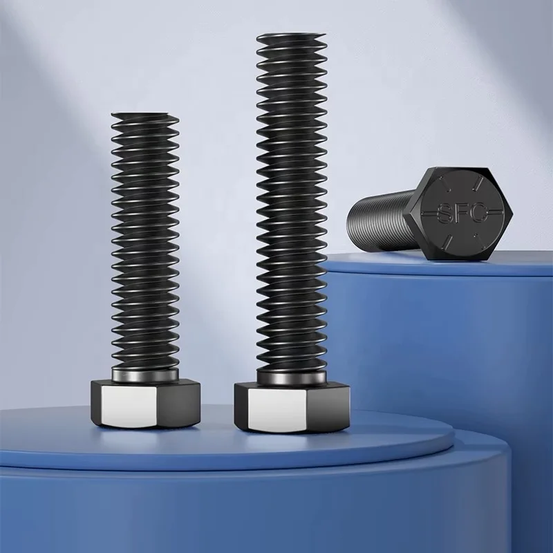 5/8 1/2 3/4 5/16 Hot selling BSW UNC ASTM UNF hexagonal bolt and nut 4.8 8.8 10.8 grade DIN931/DIN933 bolt and nut