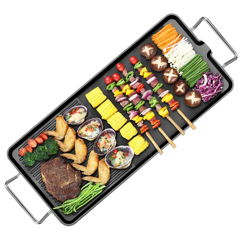 Smokeless Non-Stick Barbecue Plate Baking Pan Multi-Function