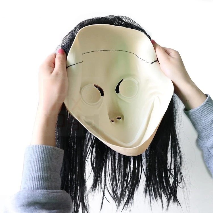 NEW Scary Creepy Children Kids Halloween Face Mask Masquerade Cosplay Party Props Horror Baby MOMO Ghost Doll Halloween Mask