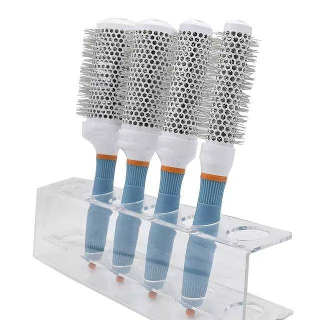 professional temperature resistant aluminum blowdry Curly hair nylon round hair brush