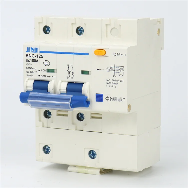 AC RCCB DZ47LE-63 6A для 63A 30mA 4.5KA