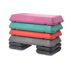 Aerobic Step New Design Exercise Aerobic Workout Stepper with Adjustable Risers