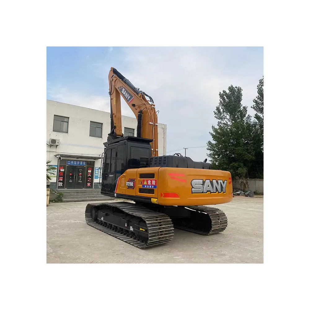 Widened Tracks Multifunction Second-hand 21ton Sany sy215c Excavator Used Sany 215 Water Truck Excavator In Stock