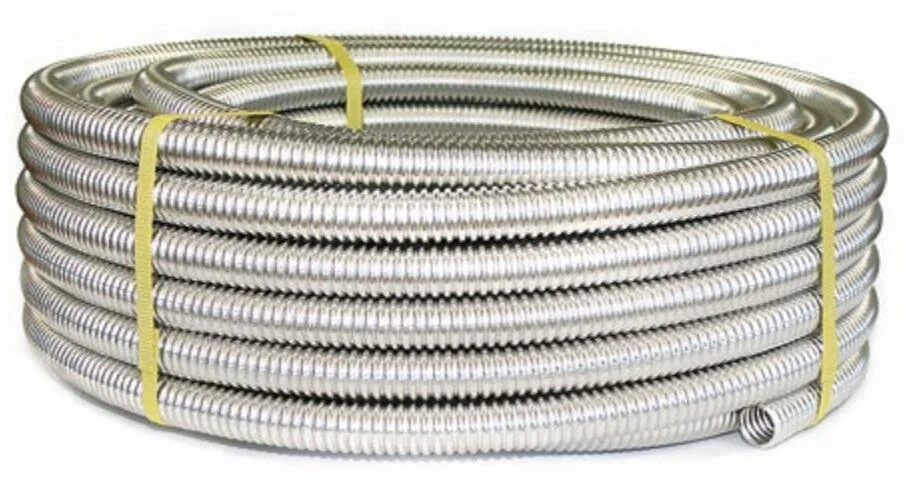 14.corrugated stainless steel pipe water connector plumbing heating water hoses corrug flexline flexible metal hoses