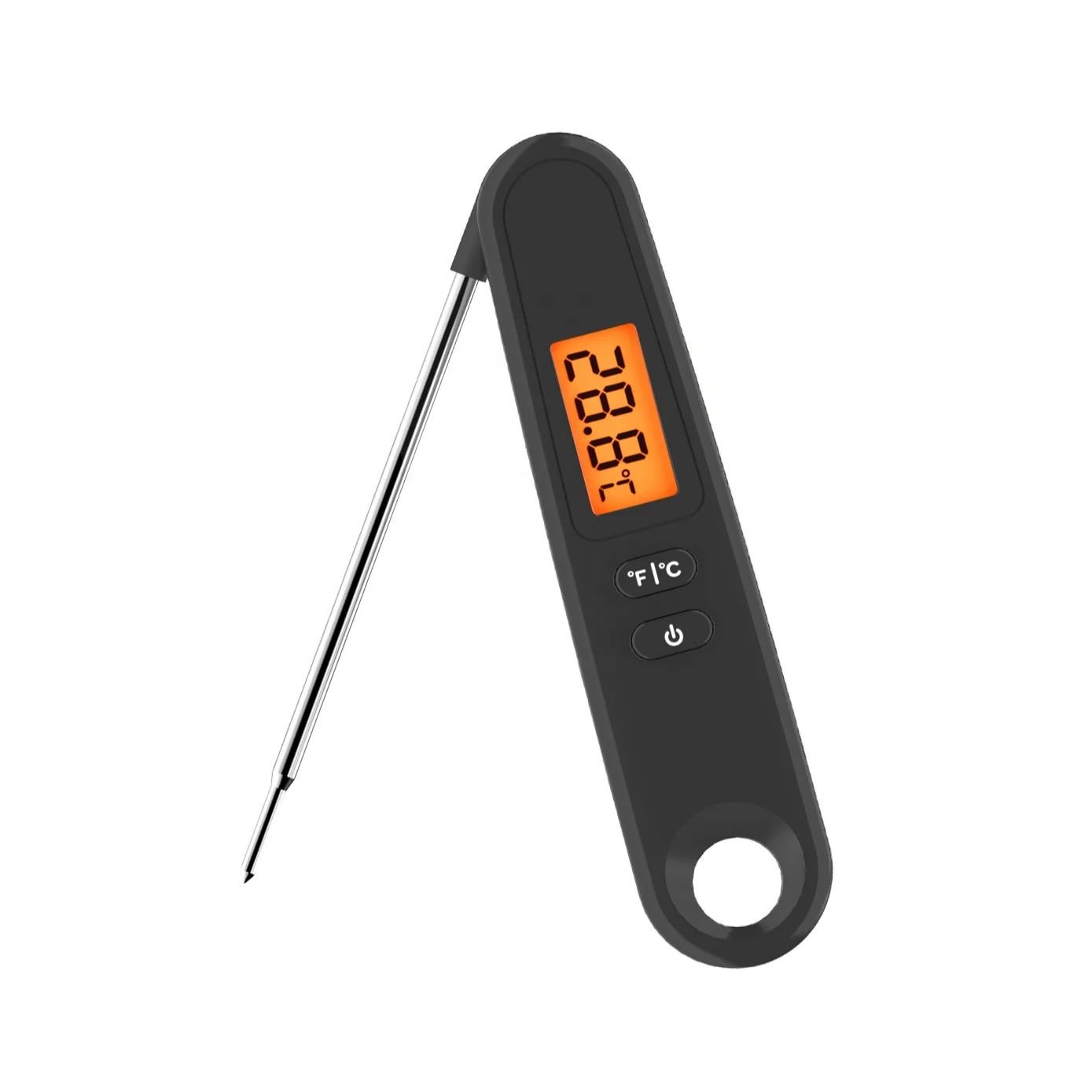 Amazon Hot Sell Foldable Probe LCD Backlight Digital Food Thermometer