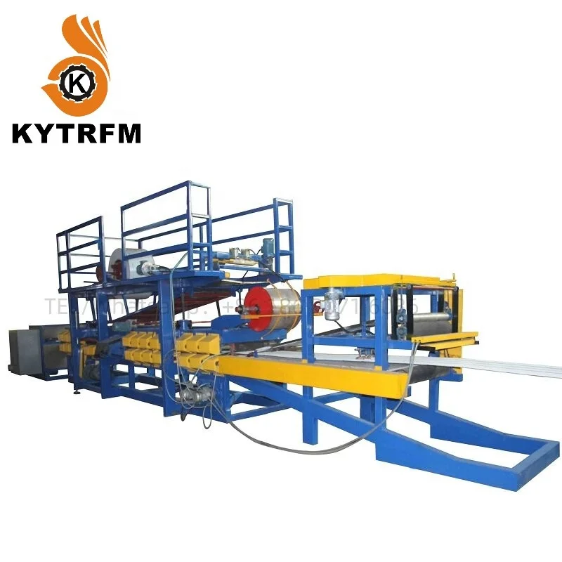 KYT PU Sandwich Panel Continuously Production Line/two-sided Sheet Color Steel Tile Making Machine