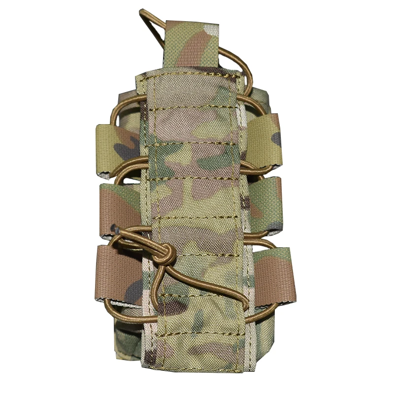 
New Arrival Multicam Military Elastic Bag Portable Tactical Molle Radio Pouch Walkie Talkie Holder pouch 