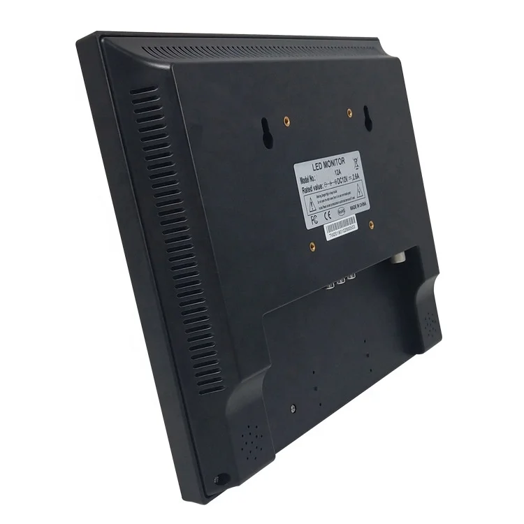 12v black /white housing camera monitor 12.1 / 12 inch mini tv