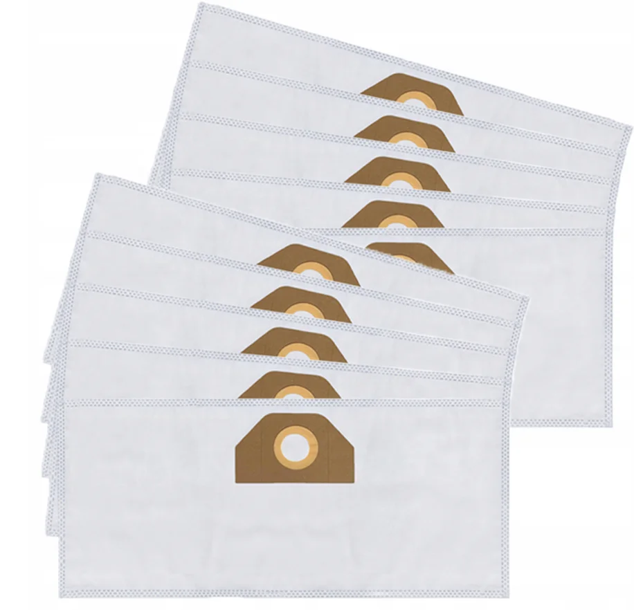 Vacuum Cleaner Fleece Garbage Dust Bags Fit for Karchers WD2 WD2250 A2004 A2054 MV2 Vacuum Cleaner Accessory