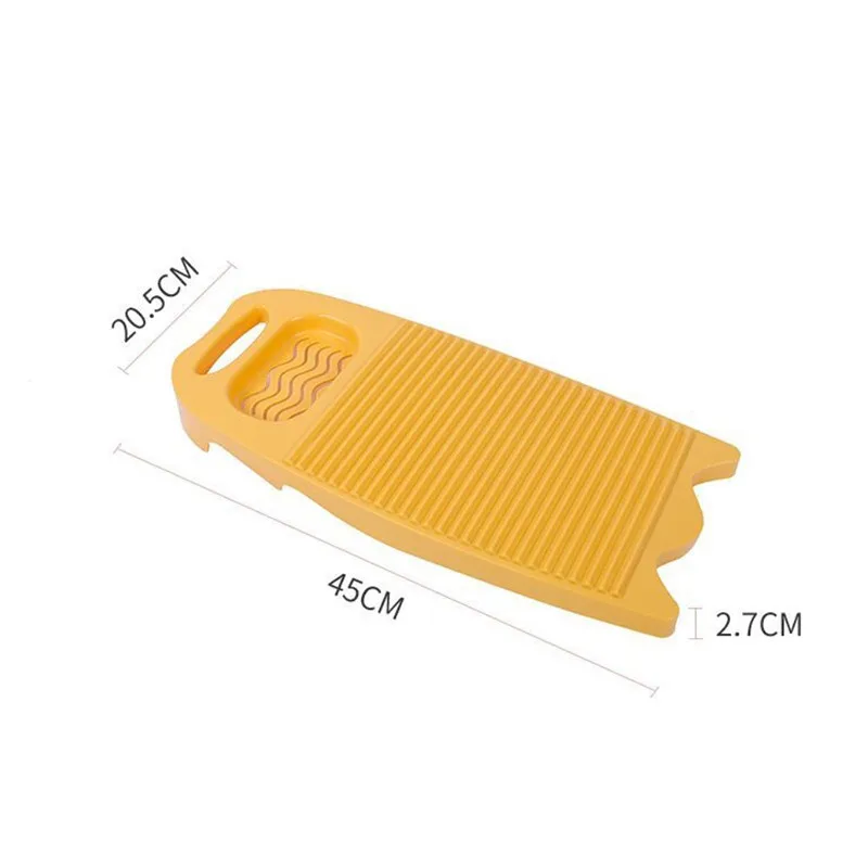 Thicken Washboard With Soap Holder Box Plastic Anti Slip Clothes Washing Board Kid Socks Underwear