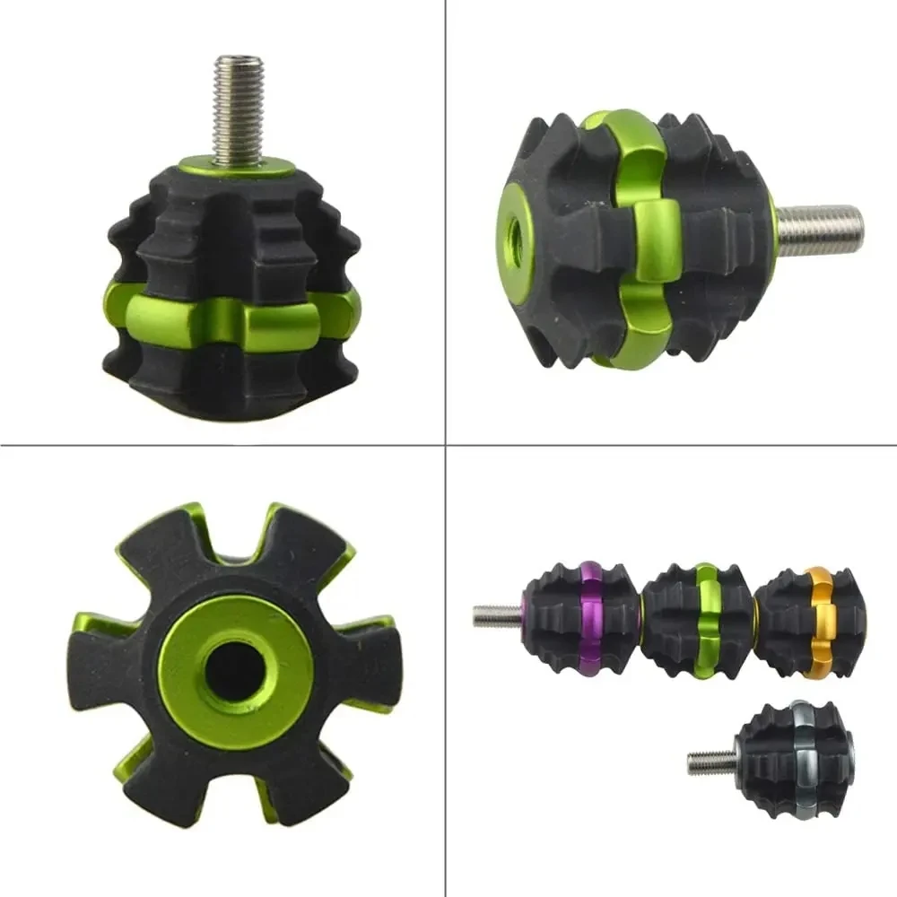 1Pcs Archery Stackable Bow Stabilizer Ball Reduce Shock Absorber Balance Bar Vibration Damper for Recurve Compound Bow