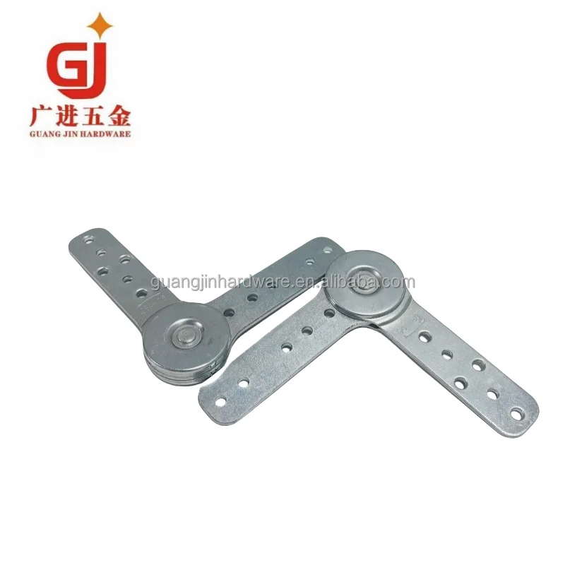 Furniture Hardware Sofa Backrest Hinges Metal Bed Backrest Folding Hinge Adjustable Ratchet 90-180° Function Sofa Headrest Hinge