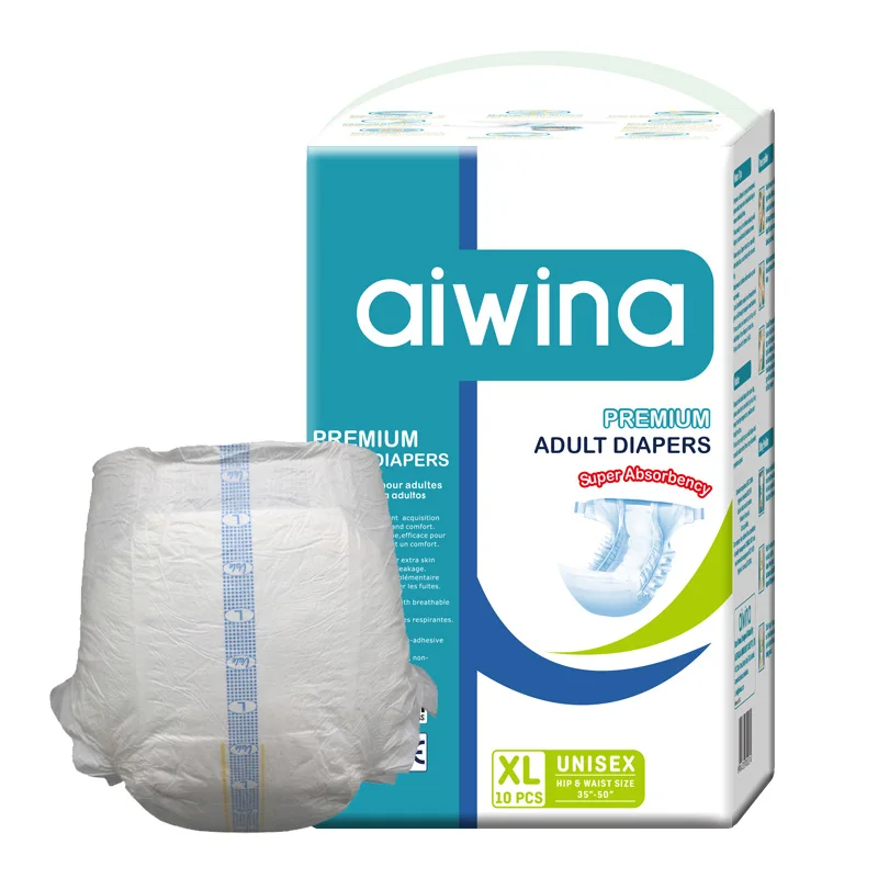 China Top Adult Diapers Manufacturer Best Selling Wholesale Best Price Disposable Adult Diapers Soft and Thick Diapers for Elder