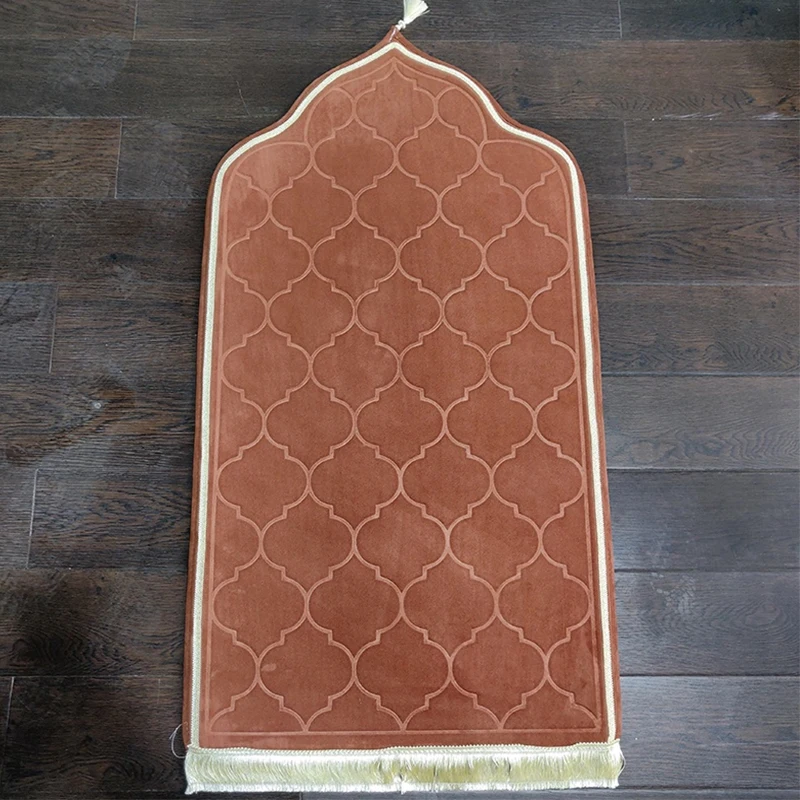 Rascher Islamic Turkish Church Sajadah Carpet Prayer Mat Home Muslim Janamaz Praying Rugs