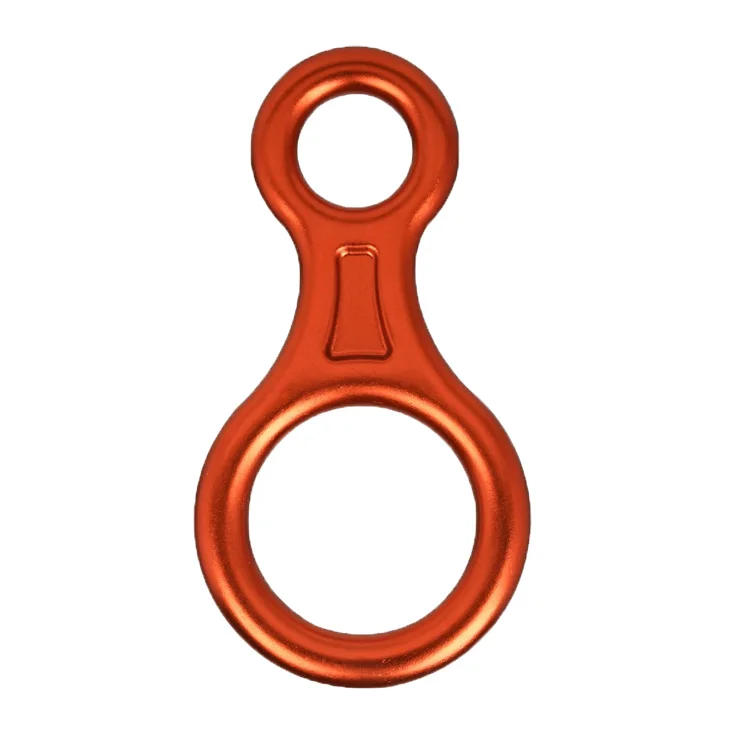 45kN aluminum rescue figure 8 descender for climbing  3 buyers
