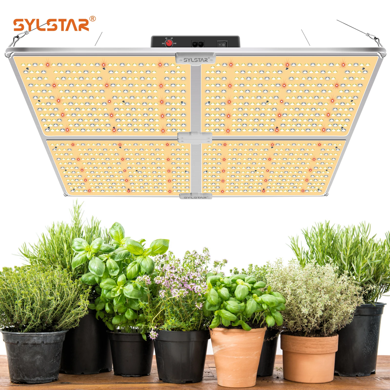 Sylstar Samsung Lm301B 301H 450W Red 480W Lm301H Heatsink Led Grow Light Full Spectrum 600W Quantum Board