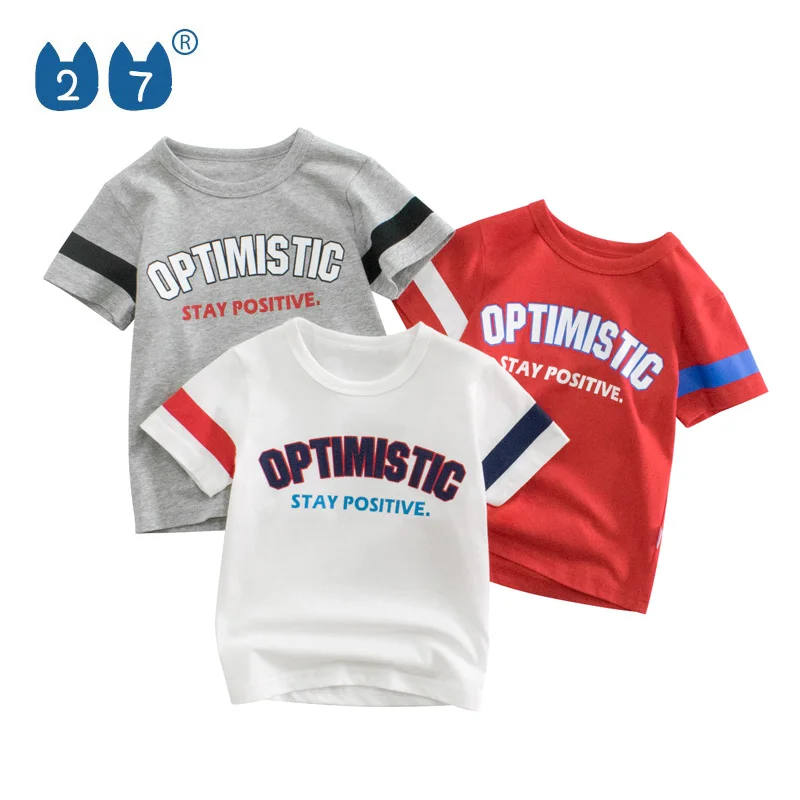 Hot Selling Custom Summer Children Clothes Short Sleeve Baby Boys T Shirt  For Kid