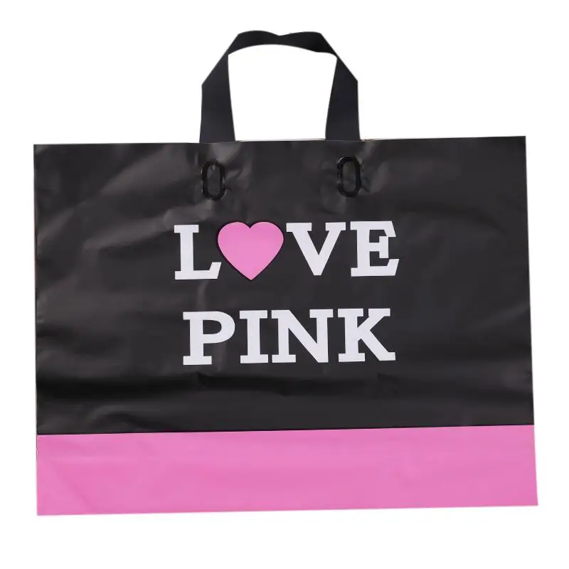 Оптовая продажа, большие прозрачные пластиковые сумки-тоут с термопечатью и усиленной ручкой