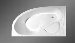 Joinin White Drop-in triangular Engineer acrylic bathtub Economical Insert Tub with seat