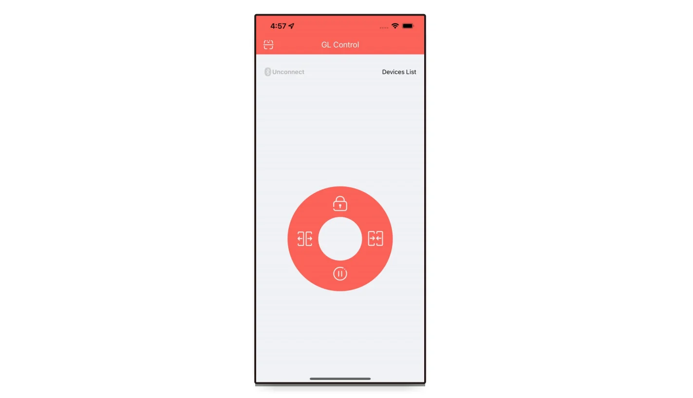 Smart home ecological chain open your door through your tap on your phone