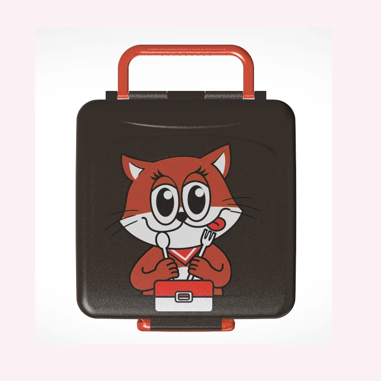 2024 Best-Selling 1.3L High Quality Silicone Lunchbox Set Kids Easy Open Close High-Grade Plastic Lunchbox Seal Proof