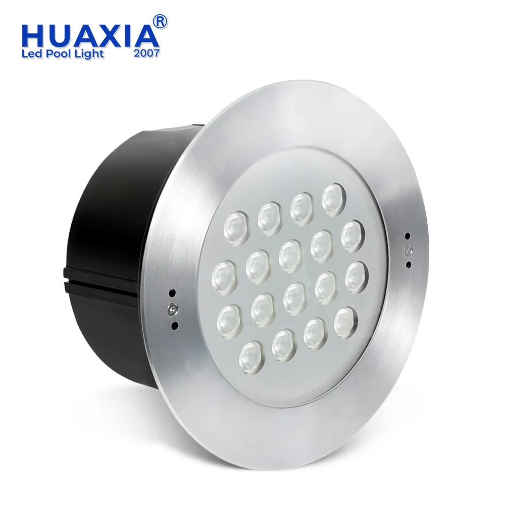 LED Recessed Pool Light 54W Waterproof IP68 Underwater Ground Buried Lamp Recessed Light LED Underground Light