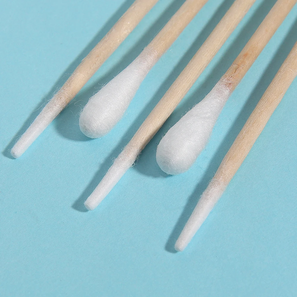 Customized hot sale, plastic bag with double head 15 cm, cotton swab for medical sterilization