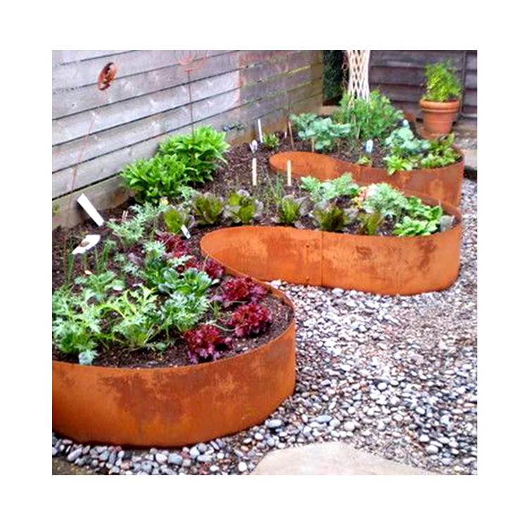 Custom Landscape Edging For Landscaping Outdoor Decorative Garden Steel Edging Rusted Corten Steel Edging