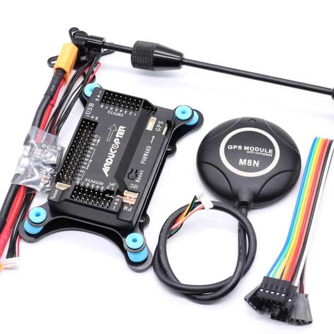 APM2.8 APM 2 8 Контроллер полета Ardupilot + M8N GPS встроенный компас gps подставка амортизатор для RC квадрокоптера мультикоптера