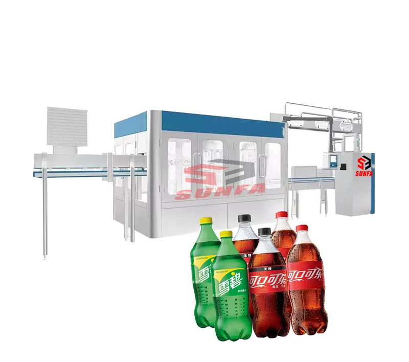 Small bottled carbonated drink mixing filling processing machine / soda water making processing plant (1600350255741)