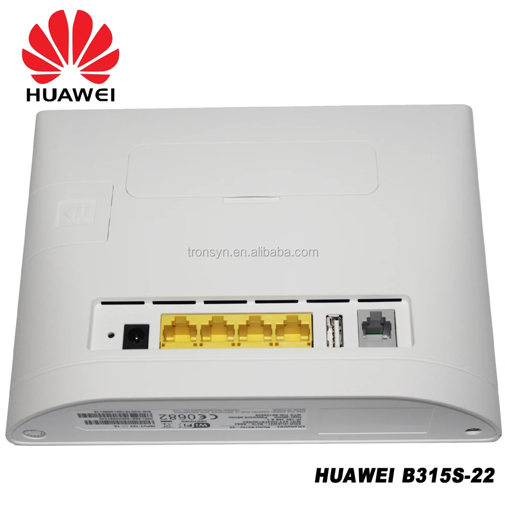 HUAWEI B315S-22 CAT4 150 Мбит/с 4G LTE уличный Wi-Fi маршрутизатор CPE с двойным внешним портом и Quad
