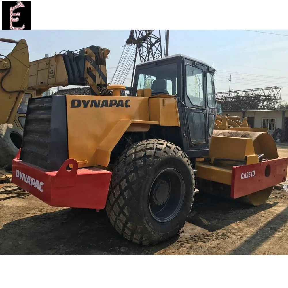 Дешевый б/у дорожный каток Dynapac CA251D/CA35D/CA30D/CA25D с одной изогнутой