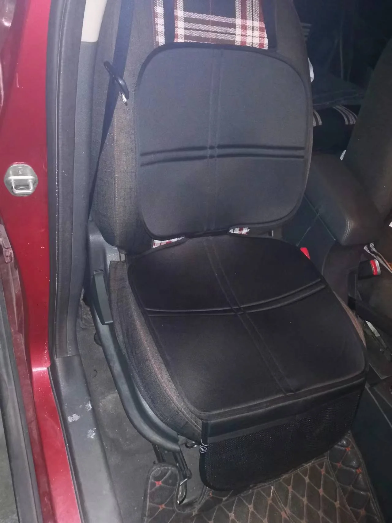 protector car seat from dirty with organizer polyester soft material full back car seat