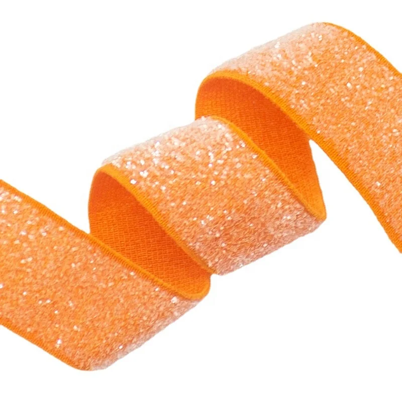 High quality Neon Color Stretch Decorative Glitter Elastic 10mm/15mm