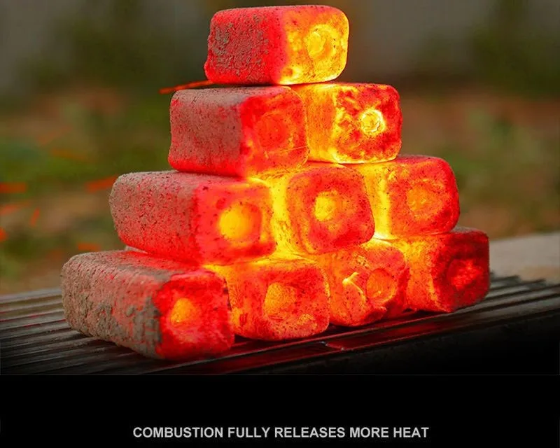 high quality smokeless charcoal low ash bamboo charcoal bbq charcoal briquette hot sale