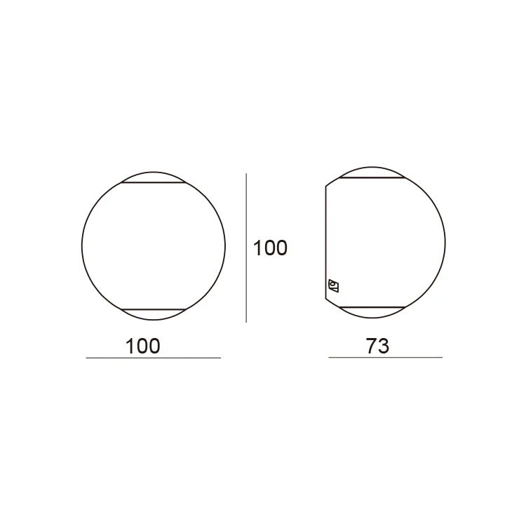 IP54 waterproof outdoor up down LED global wall light