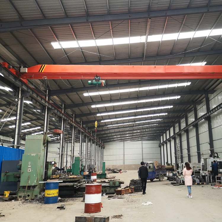 Lift Equipment Heavy Duty 1t/2t/5t/10t/15t/20t Capacity Single Girder Overhead Ceiling Bridge Crane