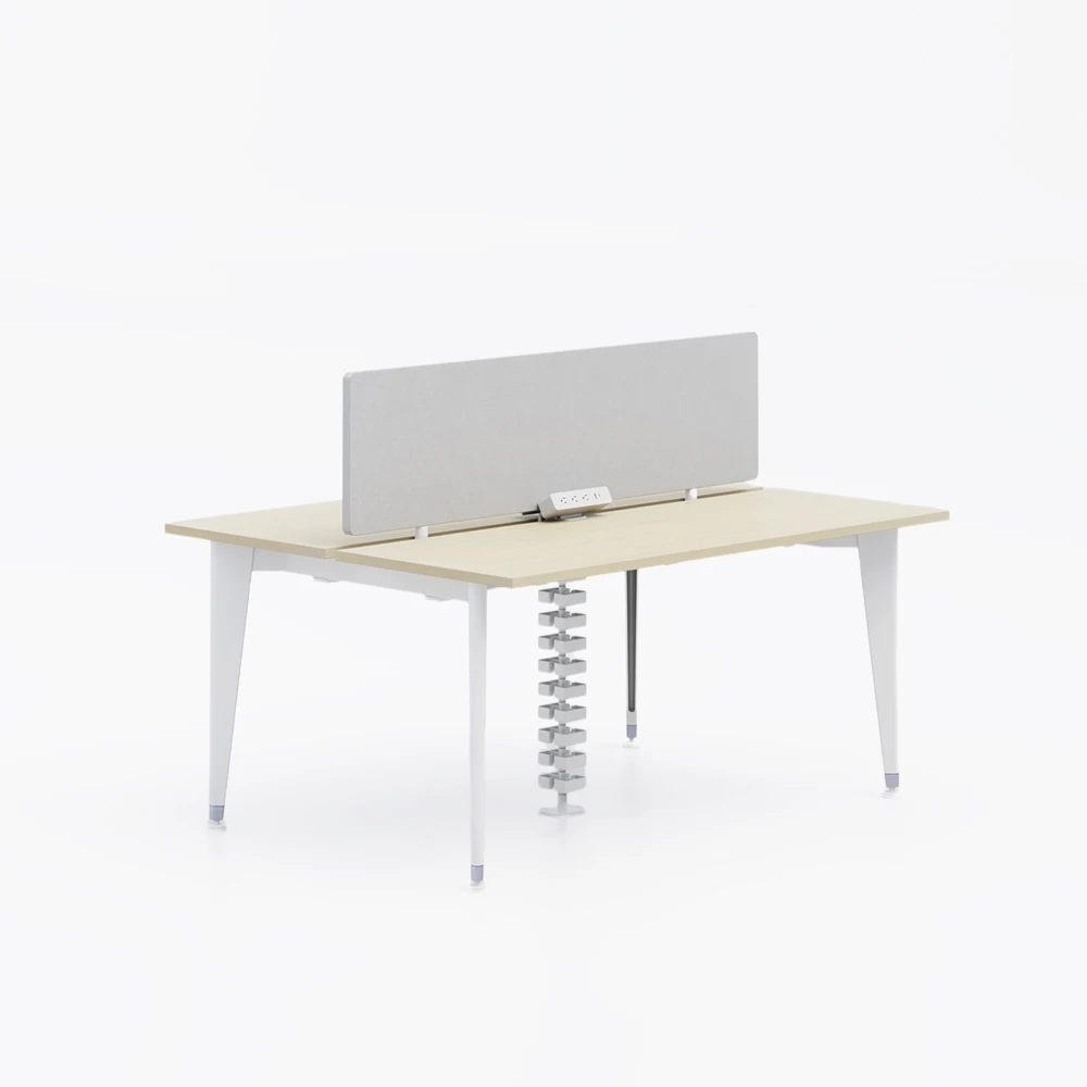 OMNI High End Office Desk Bundles Aluminum-Magnesium Alloy Workstation with Wire Management System