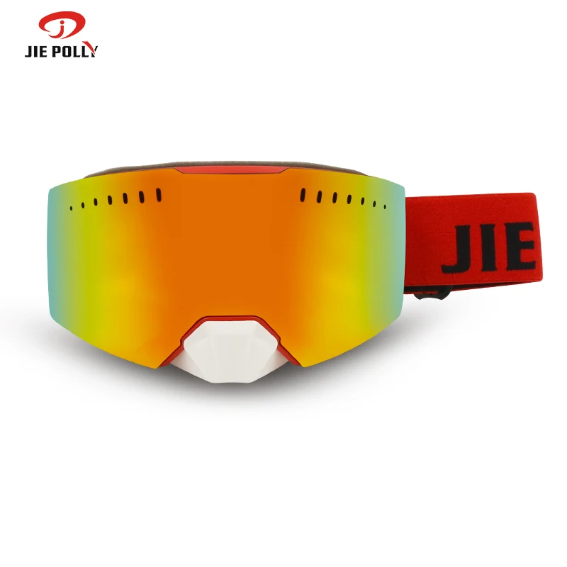 Polarized Custom Logo Ski Goggles Magnetic Lens Snow Snowboard Cycling Goggles Outdoor UV400 Sports Skiing Sunglasses For Men