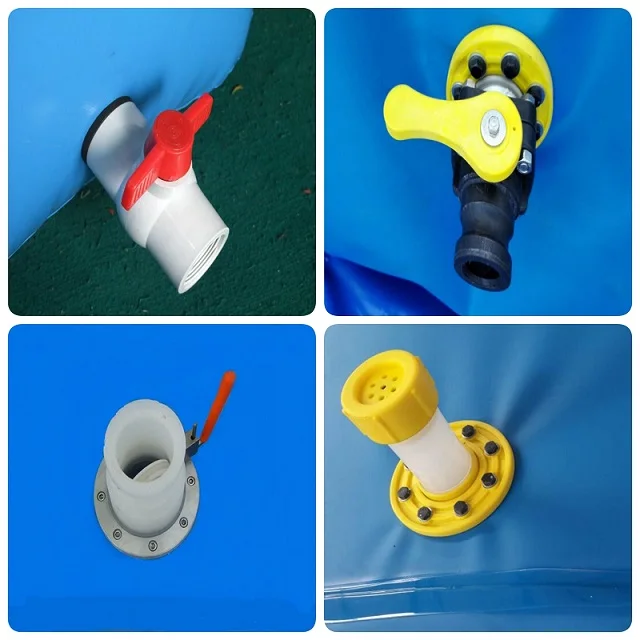 High quality new product hose Filter 100 gallon rain barrel, portable rain barrel for garden with 3/4 inch and two Spigots