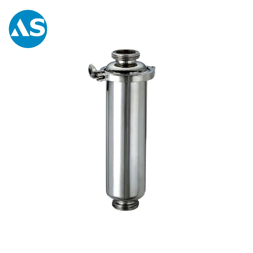 Stainless Steel Cartridge SS304 SS316L 80 Micron Sanitary Inline Type Filter
