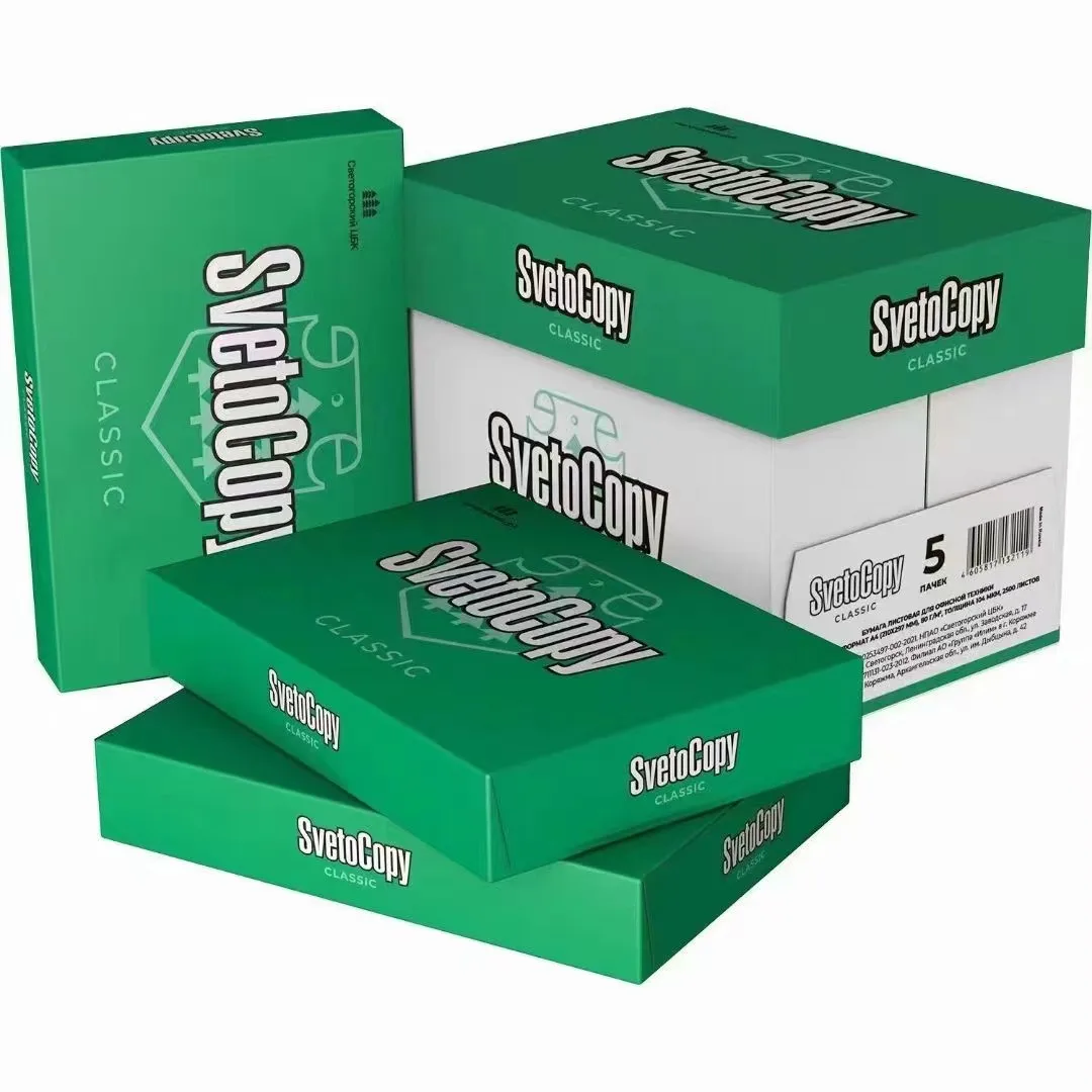 Factory Wholesale Good Quality A4 Paper 80GSM A4 Copy Paper Raw Wood Pulp Eco-friendly Copy Paper
