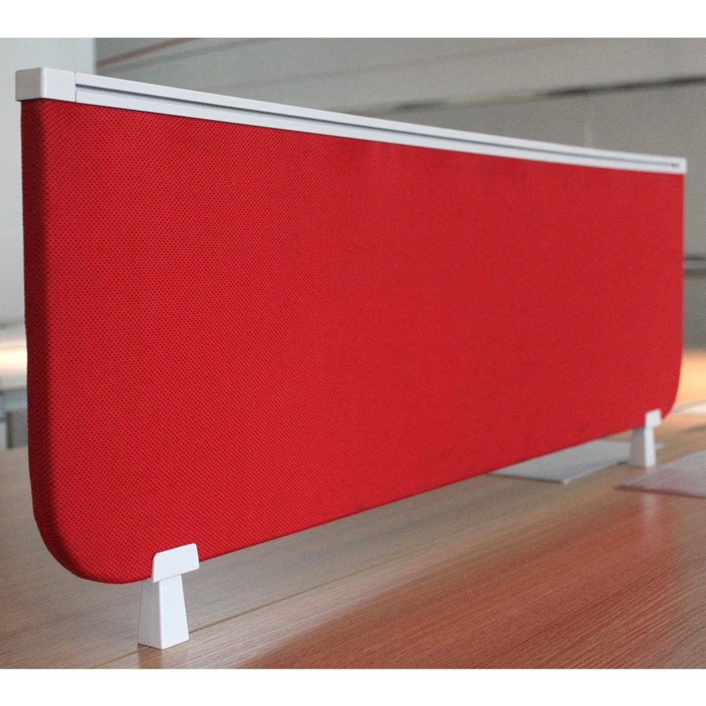 High quality aluminum profile partition 4 seat office workstation cubicle wooden office desk workstation